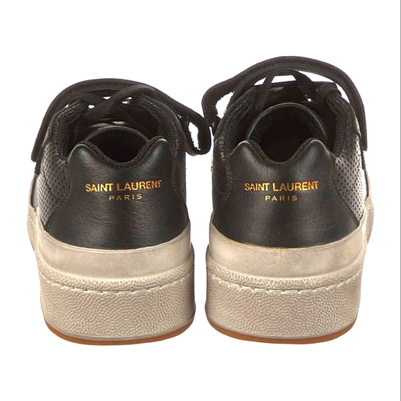 NWB Authentic Saint Laurent SL24 Age Sneakers size EU 38/Men's US 7.5 - Picture 4 of 7